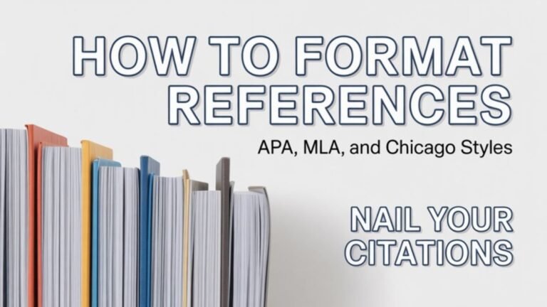 How to Format References in APA, MLA, and Chicago Styles