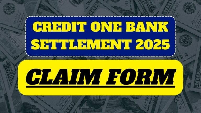 Credit One Bank Settlement 2025