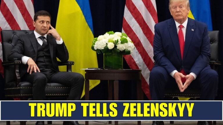 Trump Tells Zelenskyy